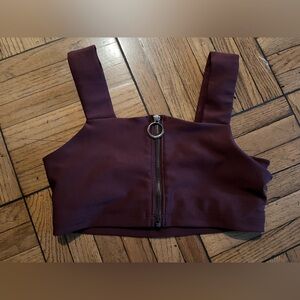 ALO cherry cola bra, size S